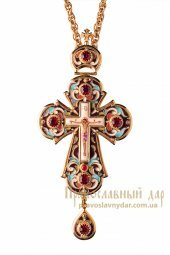 Крест с украшениями - фото