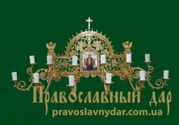Бра с иконкой на 12 свечей №57 - фото